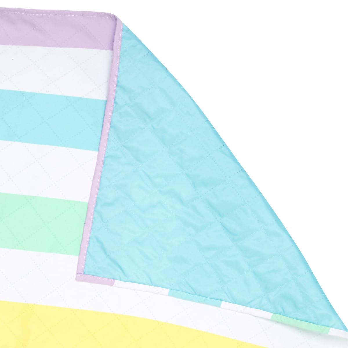 Dock & Bay Picnic Blanket - Quick Dry & Water Resistant - 100% Recycled Materials - Large (66x66) - Summer - Unicorn Waves