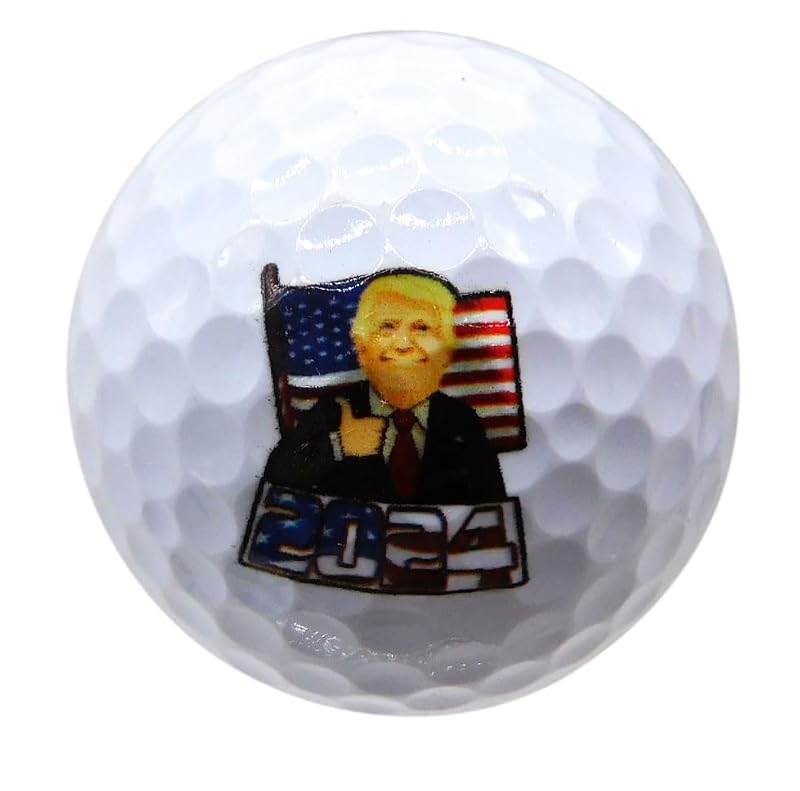 Trump 2024 Golf Ball Set - Patriotic Design, Set of 2
