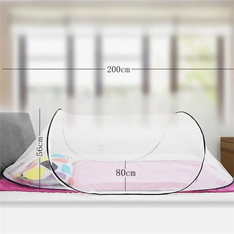 SuperDen Pop Up Mosquito Net, Foldable Mosquito Net Tent for Bed Camping Travel Patio,Portable Mosquito Tent Pop Up Outdoor (1 PCS)