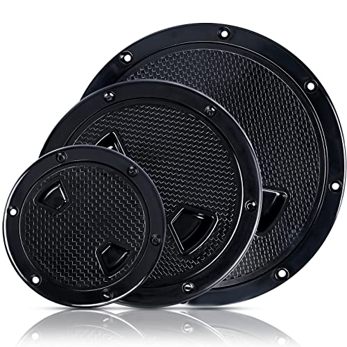 4-Inch Round Non-Slip Boat Hatch with Detachable Cover