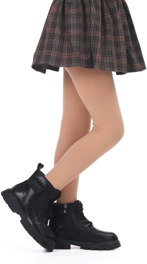 EVERSWE Girls' Thick Winter Fleece-Lined Dance Tights | Warm & Comfortable Fit