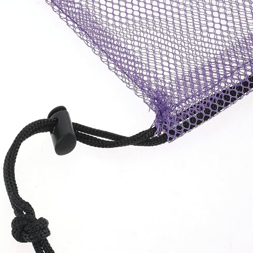 5 Pcs Small Drawstring Mesh Bags - 6x4 Inch Nylon Storage Bags