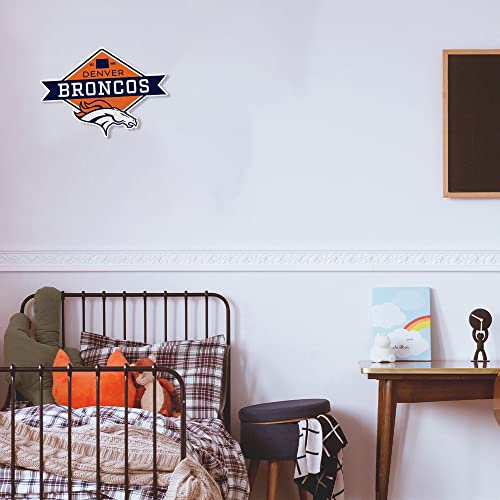 Denver Broncos Pennant - 18" Soft Felt Wall Decor