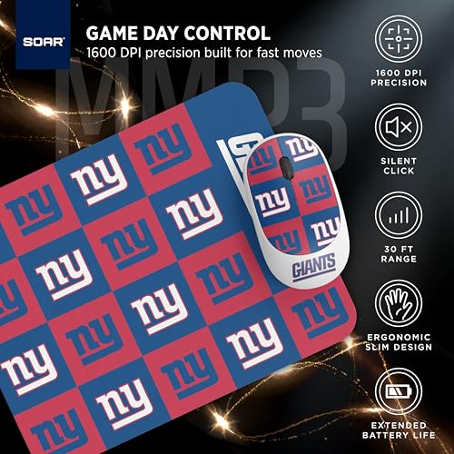 Compact Wireless Mouse and Non-Slip Mouse Pad Set