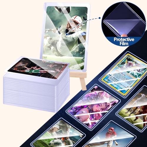 32ct Hard Plastic Card Sleeves - 3" x 4" Rigid Top Loaders for Trading Cards