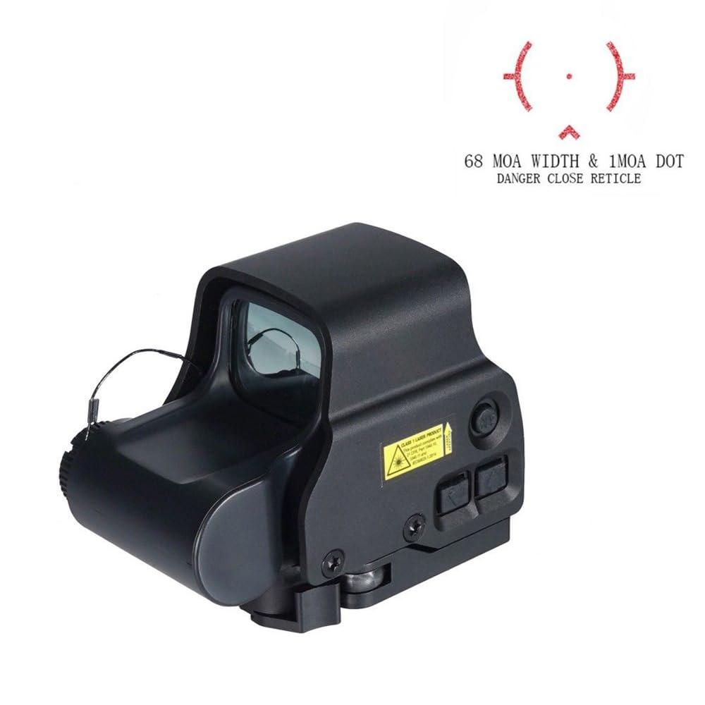Metal 553 Red Green Dot Sight/558 Holographic Reflex Sight Optical Scope Replica Scope NV Compatible, with 20mm Rail Mount, Fit for G33 G43 G45 3X 5X Magnifier, Outdoor Hunting Accessories
