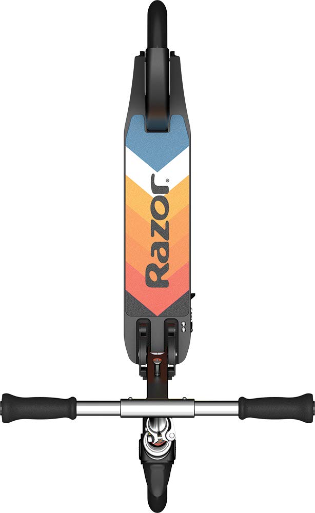 Razor A5 Lux Kick Scooter for Kids Ages 8+ - 8" Urethane Wheels, Aluminum Frame, Anodized Finish Featuring Bold Colors and Graphics, For Riders up to 220 lbs