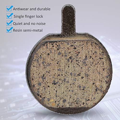 Bicycle Brake Pads - Semi-Metal Resin Disc Pads, 5 Pairs