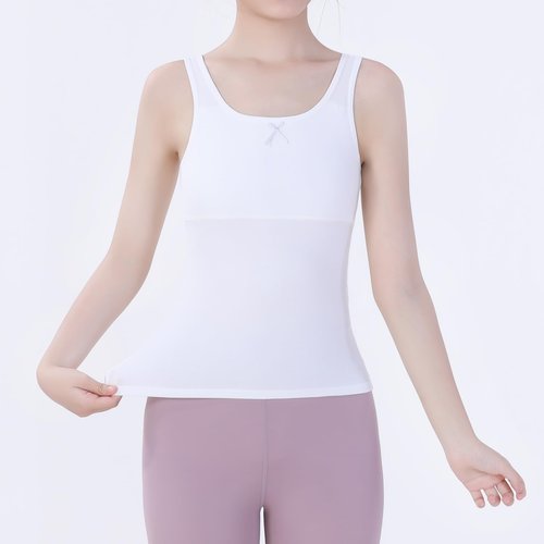 DOCOLL Girls Tank Tops Training Bras for Teens Cotton Sport Bralette Undershirts Tween Bras for Ages 10-12 (3 Pack,Long)