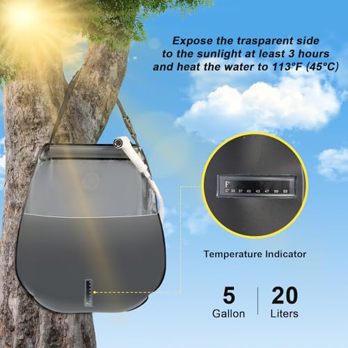 G2 GO2GETHER Green Portable Camping Shower Tent Kit with 5 Gallon Shower Bag