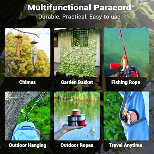 1.18mm Micro Paracord - 125 ft Lightweight Crafting Rope - White