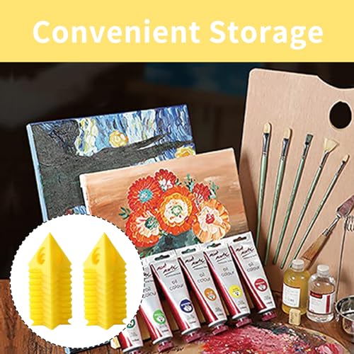 20 PCS Painters Points Painters Pyramid Stands Door Painting Triangles Paint Triangle Stands Paint Cones Pouring Support Tripods Great Holders for Painting Cones Points Stand Paint Pyramids