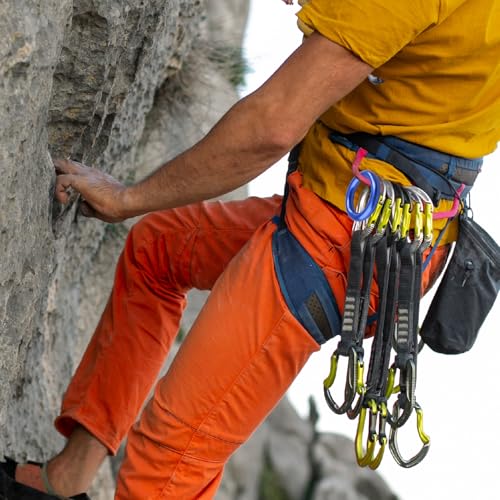 25kN Rappel Ring - Black Aluminum Alloy for Climbing & Rescue