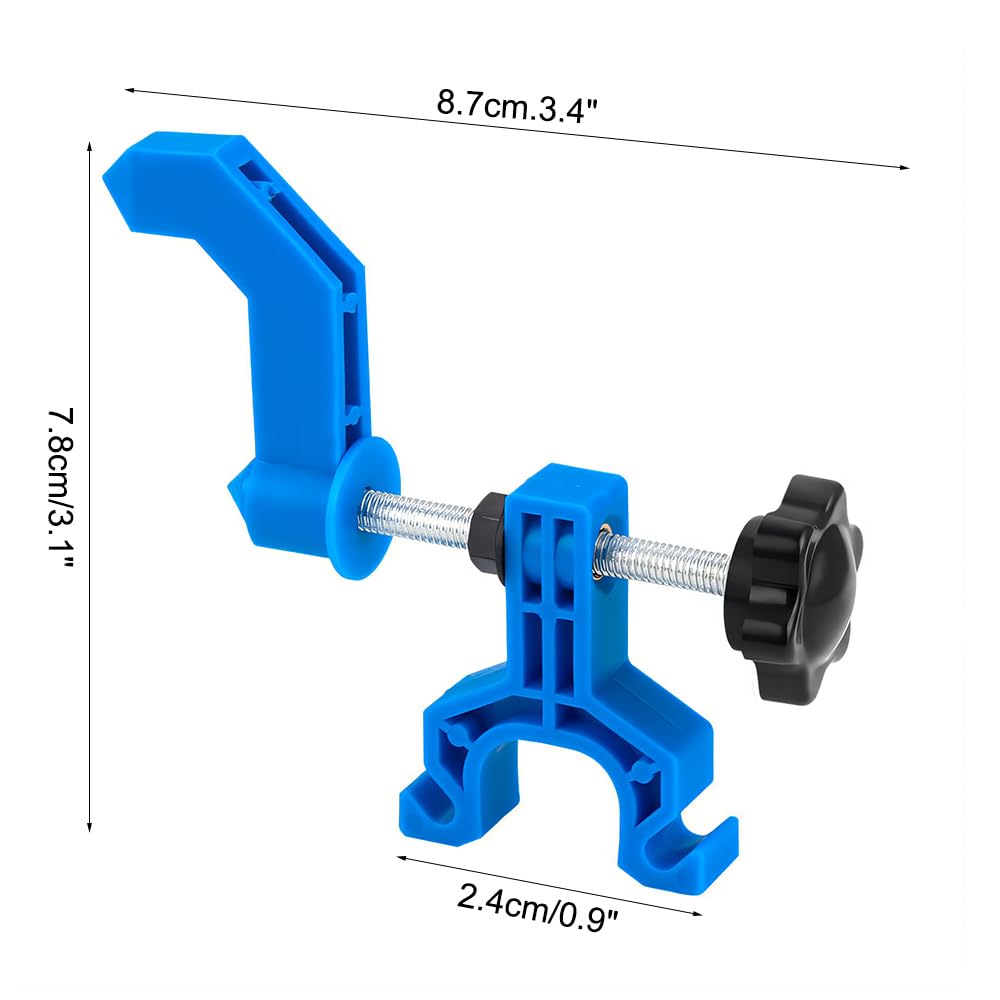 MiOYOOW Bicycle Rim Adjustment Tool, Mini Bike Wheel Truing Stand with Spoke Key & Rubber Strap Cycling Repair Accessories for Bicycle Maintenance