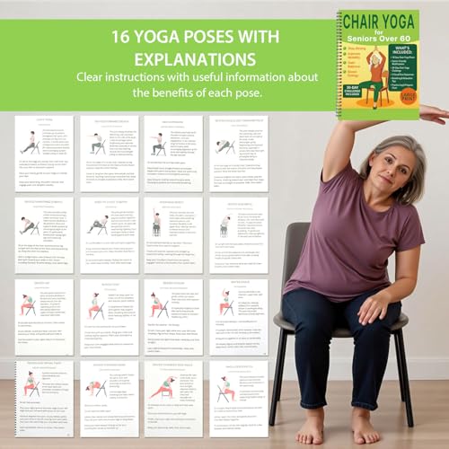 Chair Yoga for Seniors Over 60: Gentle Seated Routine & Chart