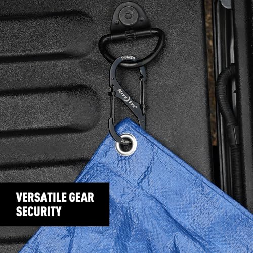 S-Biner SlideLock Stainless Steel Clip - Lockable Dual Design - Stainless