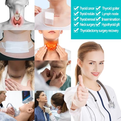 Hola Health Waterproof Shower Protector Bandage 4x6 Inch Pack of 14 for Thyroidectomy Recovery