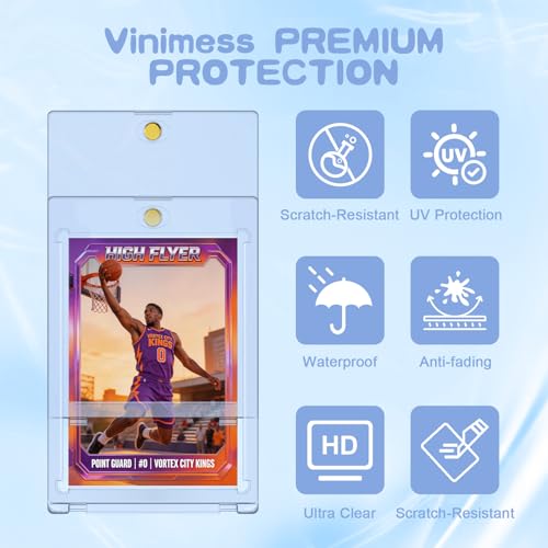 Magnetic Card Holder 6 Pack - UV Protection for Trading Cards