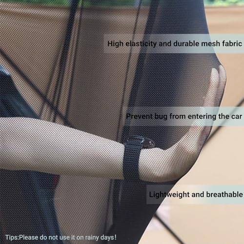 TECUUL Full Wrap SUV & Van Tailgate Mesh Screen - Camping Mosquito Net
