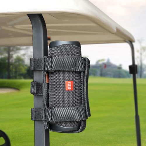 10L0L Black Golf Cart Speaker Mount for Yamaha, EZGO, Club Car & ATV