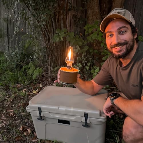 Fire-Maple Tulip Camping Lantern | Glass, Steel & Aluminum | Propane or Isobutane Fuel Canister Beautiful Lights | NO Mantles Needed | Propane Lanterns for Camping, Emergency Essential