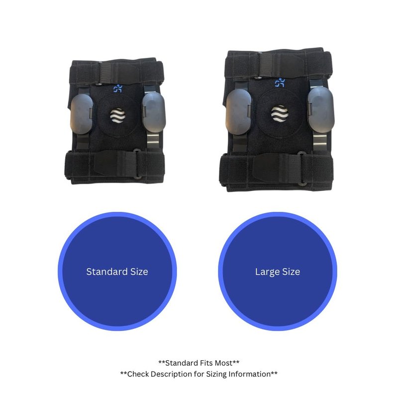 Physiohab BioBrace™ Hinged Knee Brace with Far Infrared Bio-Ceramic Material – Stabilizing Knee Support with Swappable Hinges & Hot/Cold Gel Pack – Knee Brace for ACL, MCL, Meniscus Support & Recovery (Large)