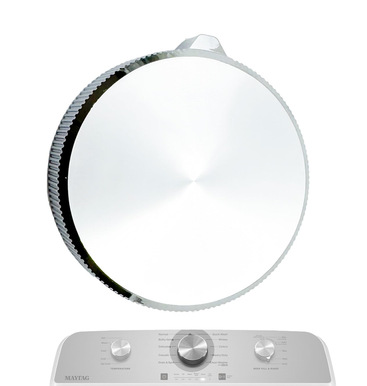 Ninayu W11675852 W11328381 Dryer Washer Timer Control Knob Compatible with Whirlpool Maytag MVW5430MW0 MGD4500MW0 MGD5030MW0 MGD6500MW0, Replace AP7215386 PS17216137 EAP17216137 W11675852 W11328381