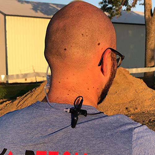 BTECH QHM07 Platinum Series Noise-Cancelling Surveillance Earpiece for K1 Radios - Single Pack