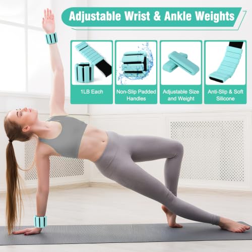 Comprehensive Pilates Kit with Magic Circle, Ball, Weights & Bands