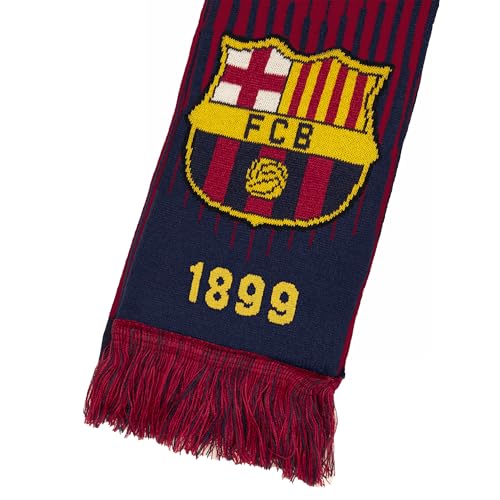 FC Barcelona Soccer Scarf - Officially Licensed - Blue - One Size