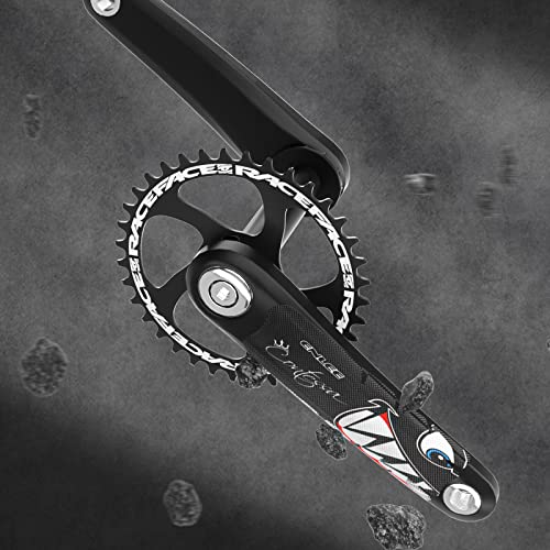 ENLEE Mountain Bike Frame Protectors for Crankset & Handlebar 14x5.5cm Black - Pair
