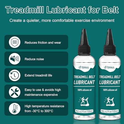 Treadmill Lubricant Oil - 250ml Silicone for Reduced Friction & Noise