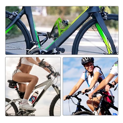 Bike Water Bottle Holder - Universal Plastic Cage - Green
