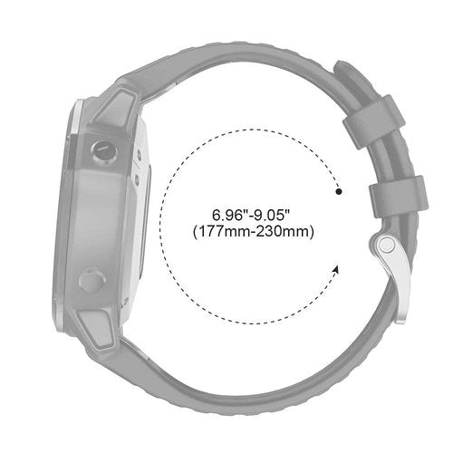 NotoCity Compatible with Fenix 6 Pro Band 22mm Easy Fit for Fenix 5/Fenix 5 Plus/Fenix 6/Fenix 6 Pro/Forerunner 935/Forerunner 945/Approach S60/Quatix 5(Green/Orange)