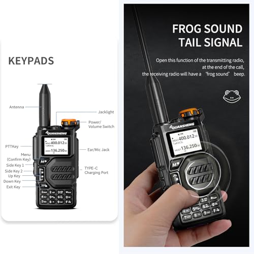 Quansheng UV-K5 Handheld VHF/UHF Transceiver – Dual-Band Ham Radio