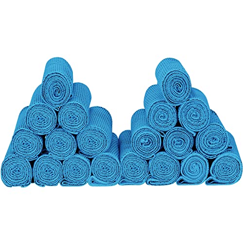 Tagefa 20 Blue Ice Cooling Towels 40x12in Soft Breathable Quick Cold Sport Towels