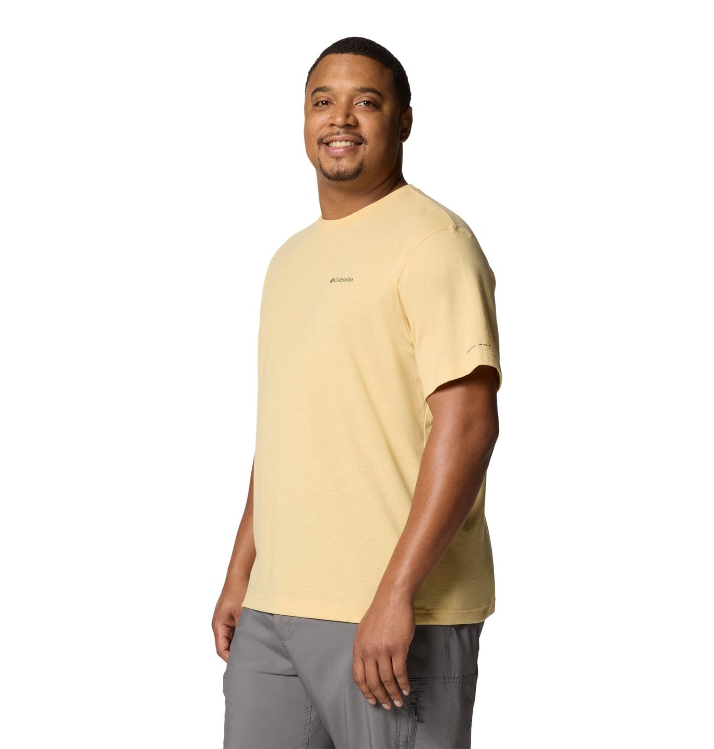 Columbia Mens Thistletown Hills Short Sleeve T-Shirt, Sand Dune Heather, 5X