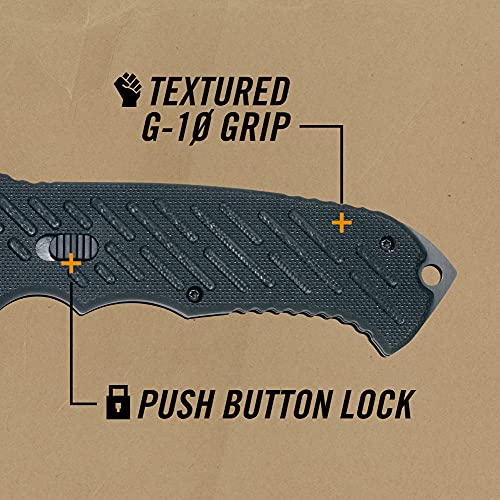 Gerber Gear 06 FAST Folding Pocket Knife, Tactical Tanto Pocket Knife with Serrated Edge for Camping and Survival