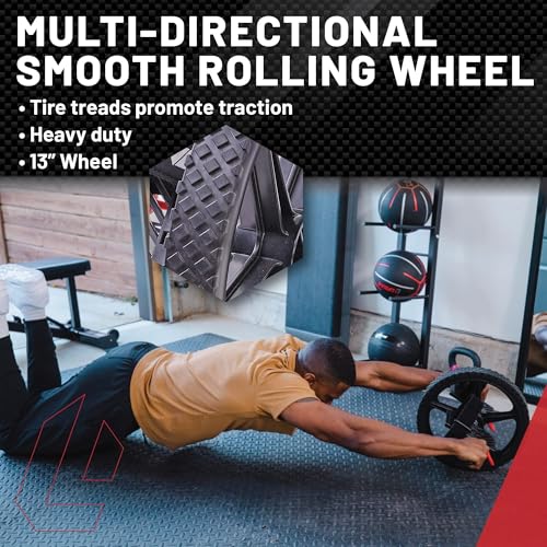 Power Wheel for Full Body Fitness - Strengthen Core & Abs - Standard Packaging