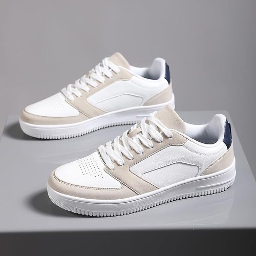 Haplkiy Low Top Skate Shoes for Men Anti-Slip Skateboard Shoes Comfortable & Durable Athletic Shoes and Casual Style for Outdoor Activities - Street Fashion Enthusiasts