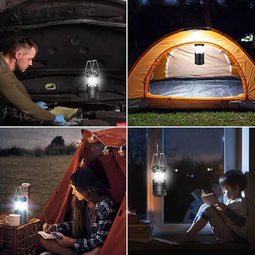 EXTRASTAR 2 Pack LED Battery Operated Lights, Portable Survival