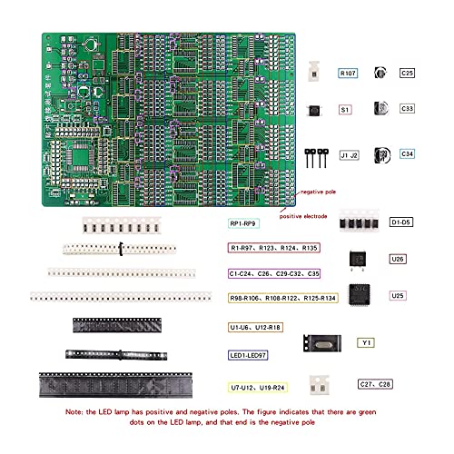 Soldering Practice Kit,3 Kits SMD SMT Weldering Skills Training Board(Soldering-All)