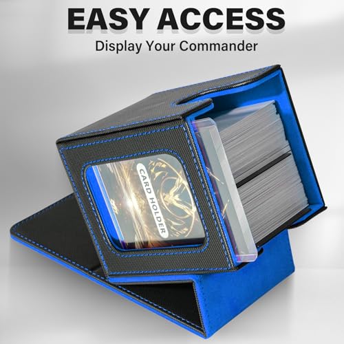 Card Deck Box for MTG Commander | Holds 100 Double-Sleeved Cards