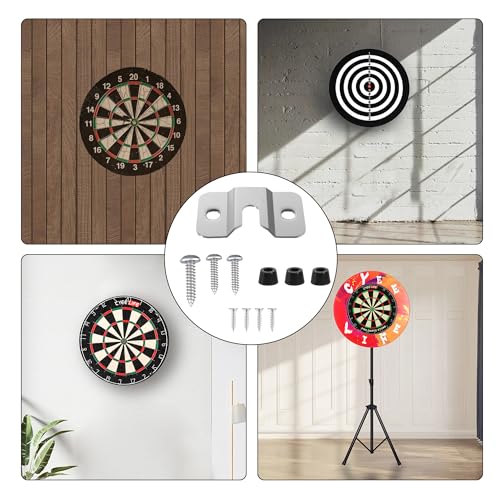 Dartboard Mounting Bracket - Secure Hanging Kit (1 Set)