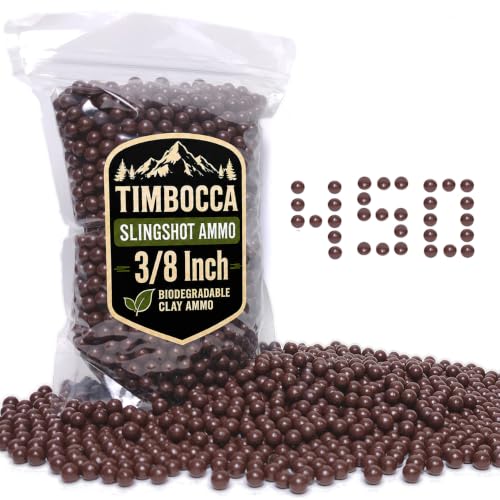 Biodegradable Clay Slingshot Ammo 3/8 Inch - 1 Pound (450pcs)