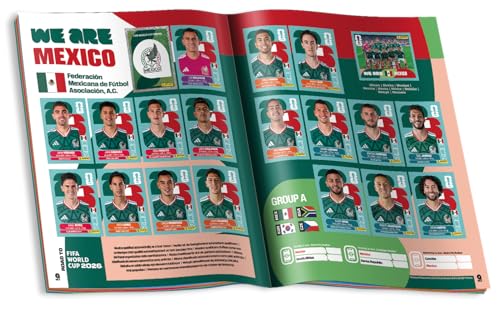 Panini FIFA World Cup 2026 Sticker Album – Multi-Color Official Collection