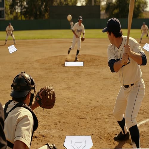 5-Piece Baseball & Softball Base Set with Carrying Bag