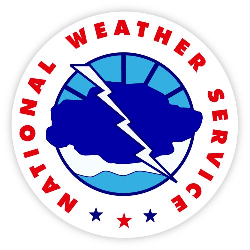 National Weather Service Sticker Decal - 4" x 4" Vinyl
