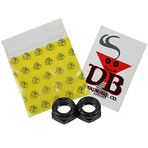 Kingpin Nuts for Skateboard Longboard Trucks - 3/8" Lock Nuts (Set of 2)