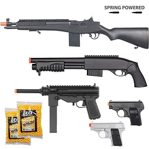 Airsoft Gun Collection - Desert Sniper, Shotgun, SMG & Mini Pistols